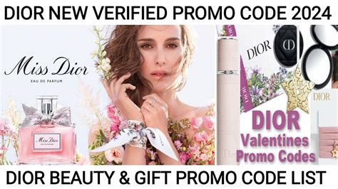 dior gift vouchers|dior promo codes 2024.